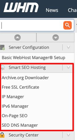 Daftar plugin Smart SEO Hosting